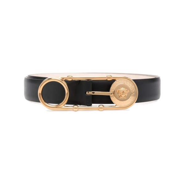 Safety-Pin leather belt