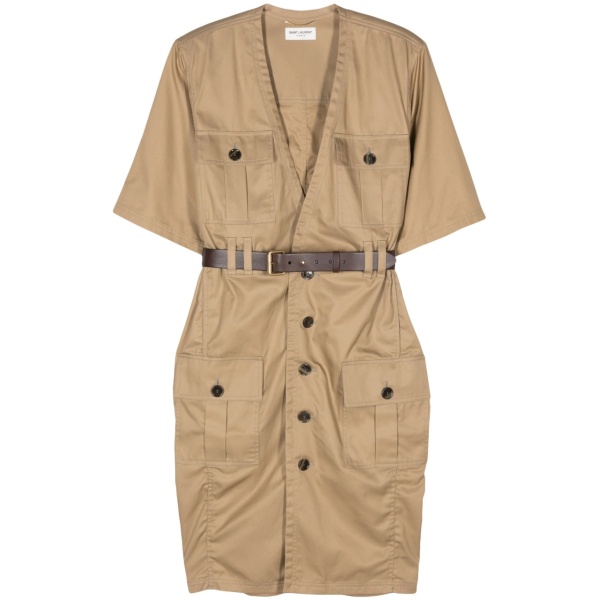 Saharienne shirt dress