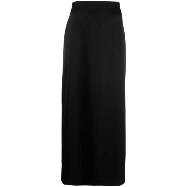 satin midi skirt