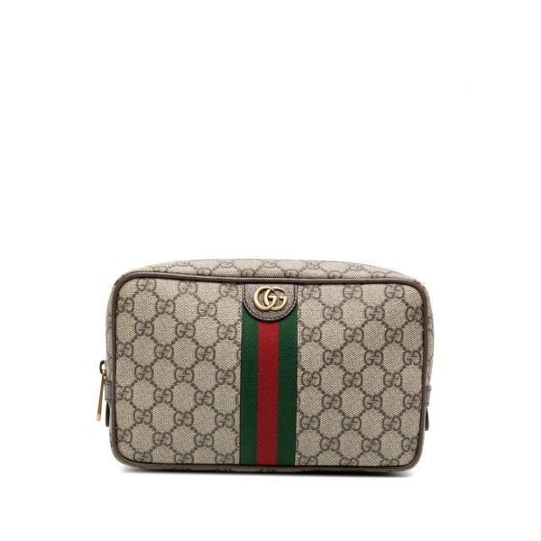 Savoy leather wash bag