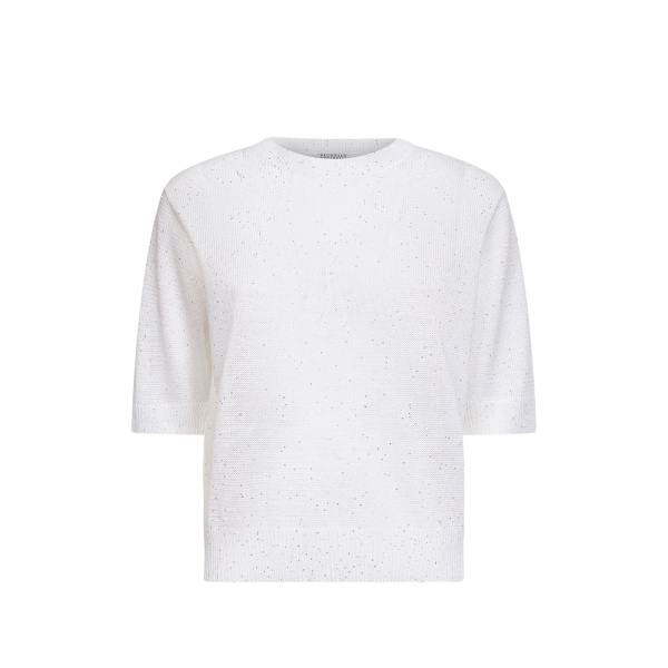 sequin-embellishment T-shirt