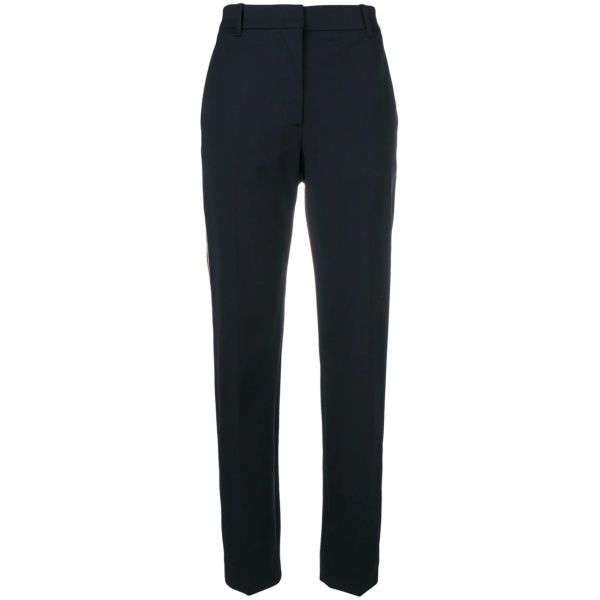 side striped track pants