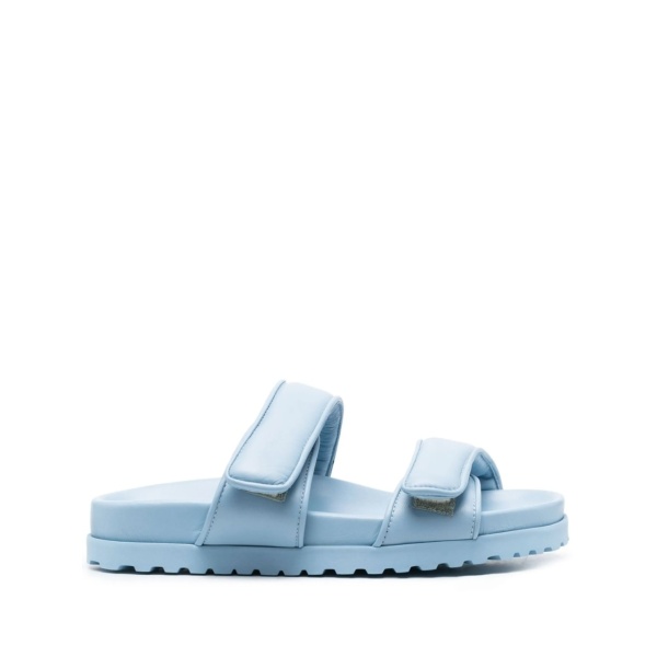 side touch-strap fastening sandals