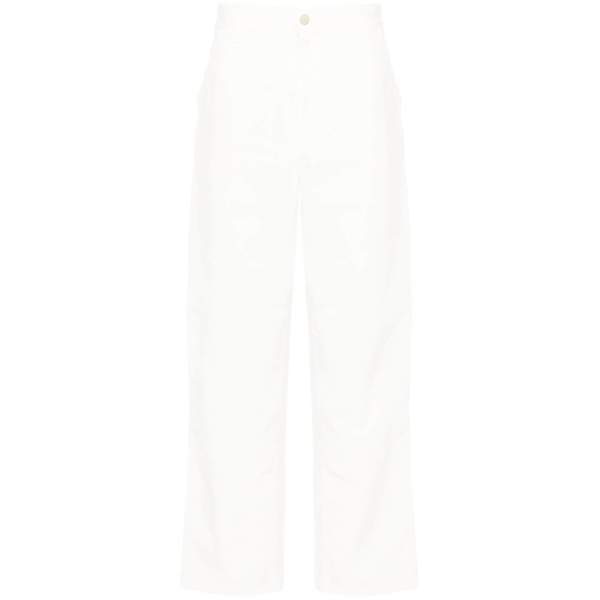 Single Knee straight-leg trousers