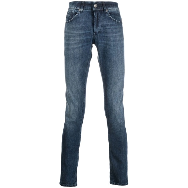 skinny-cut denim jeans