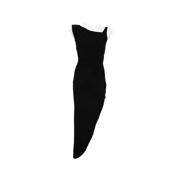 sleeveless asymmetric dress