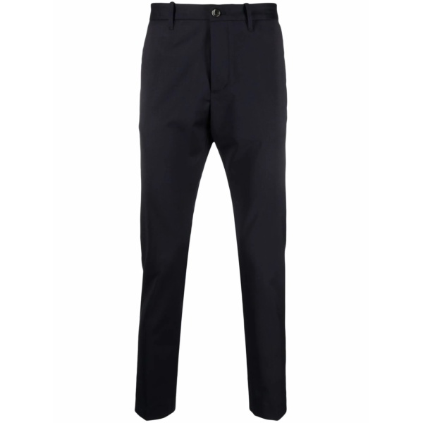 slim-cut chino trousers