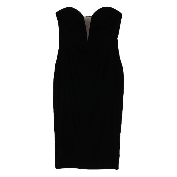 strapless midi dress
