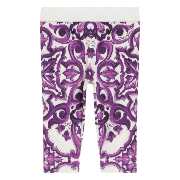 stretch-cotton leggings