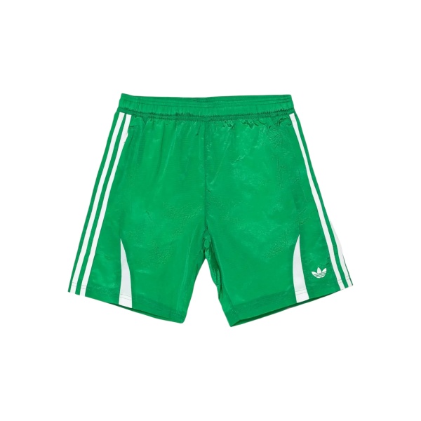 striped logo-detail shorts