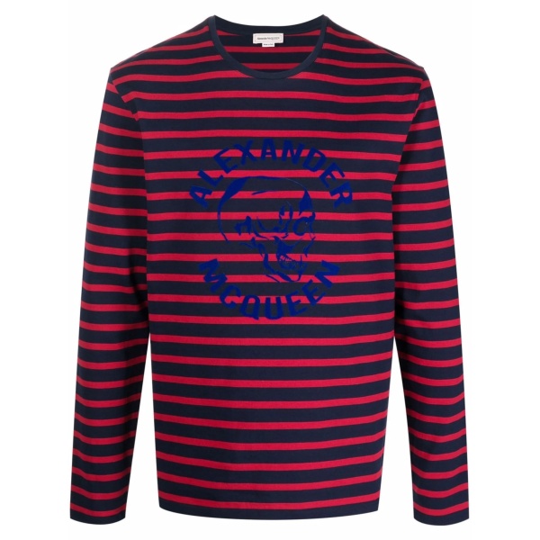 striped long sleeve T-shirt