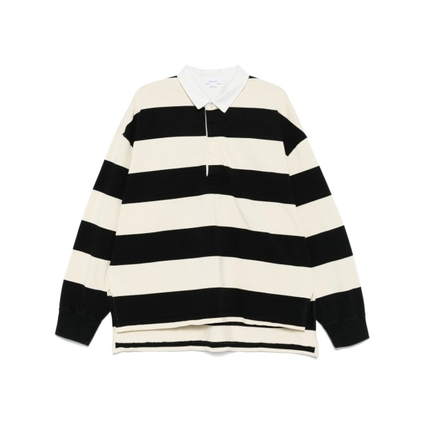 striped polo shirt