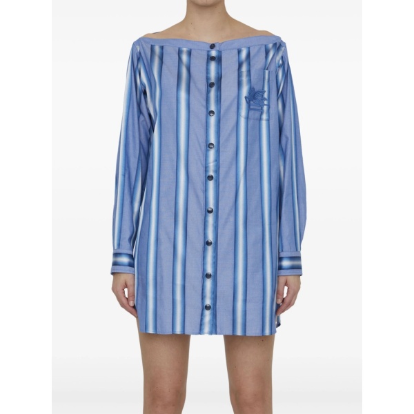 striped shirt dress