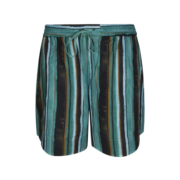 striped shorts