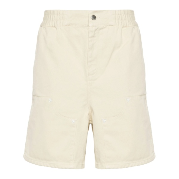 stud-embellished cotton bermuda shorts