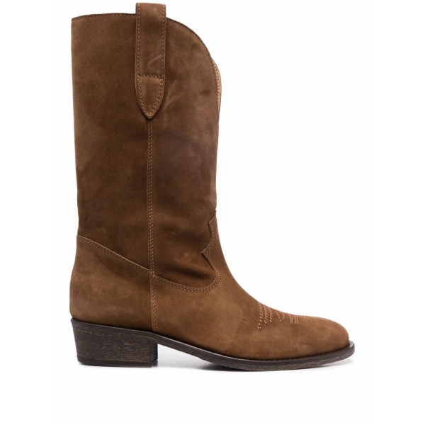 suede cowboy boots