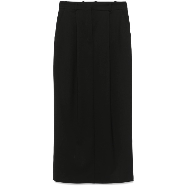 tailored maxi skirt