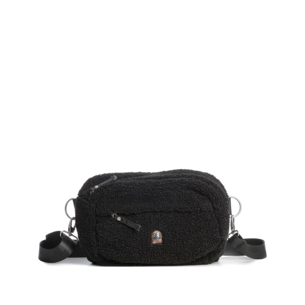 teddy-textured belt bag