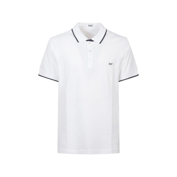 tipped collar polo