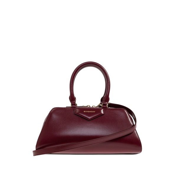 top handle logo tote bag
