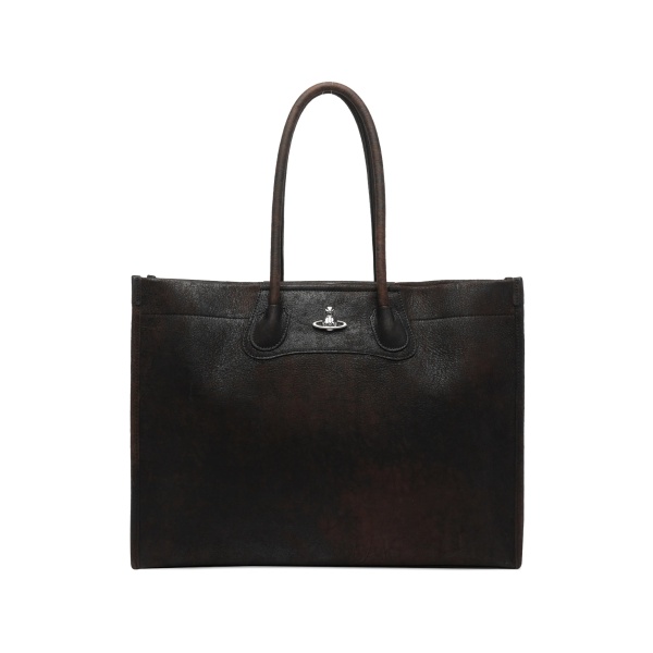 Troy logo-plaque tote bag
