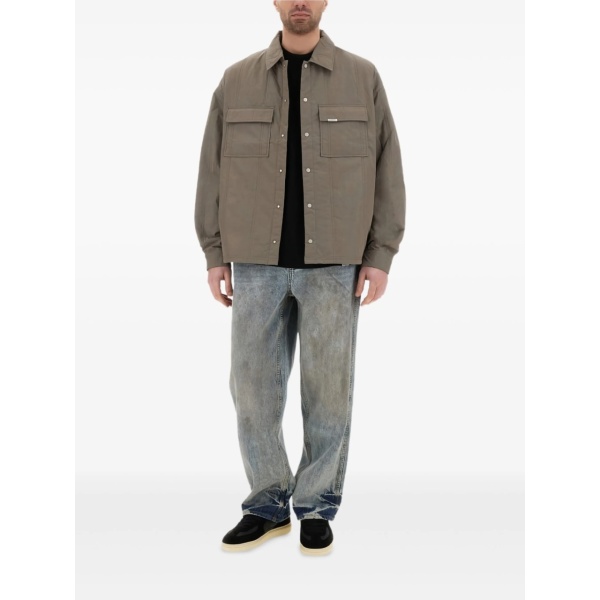 utility pocket overshirt