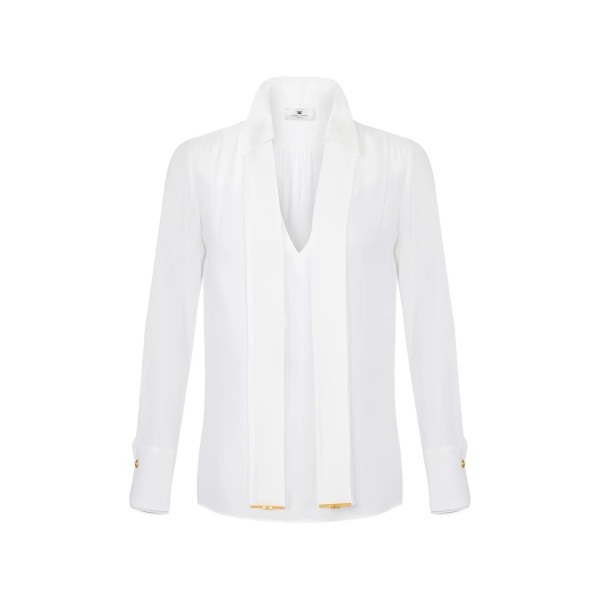 V-neck blouse