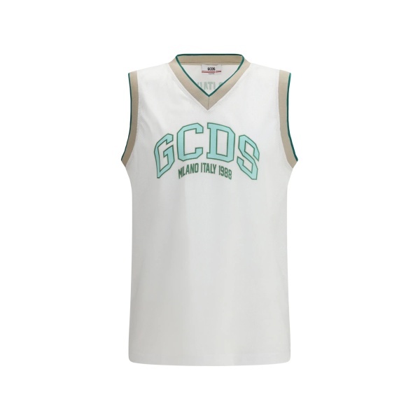 V-neck logo tank