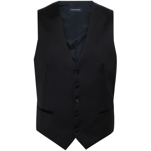 V-neck panelled waistcoat