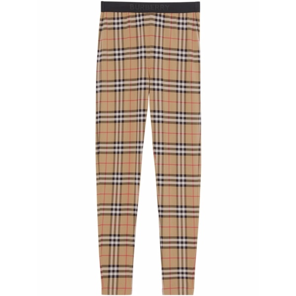 vintage check leggings