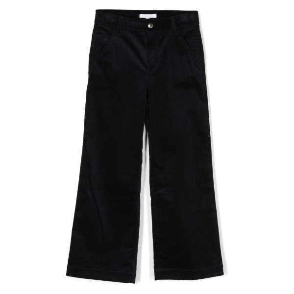 wide-leg corduroy trousers