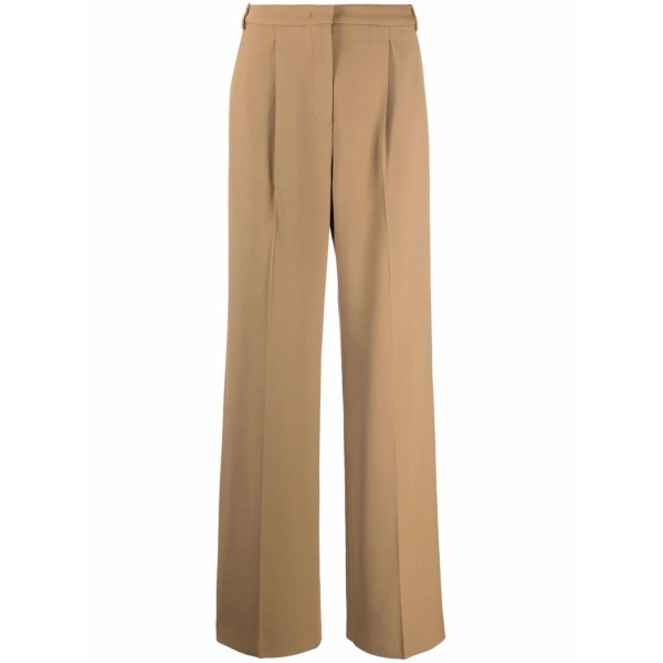 wide-leg tailored trousers