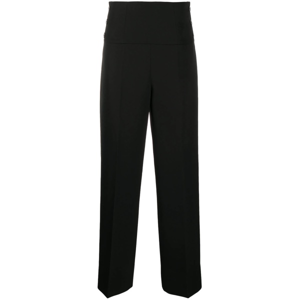 wide-leg tailored trousers