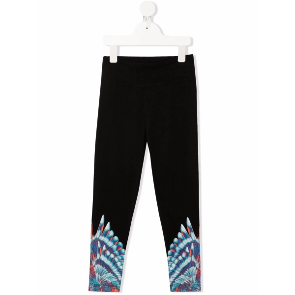 wings-print trousers