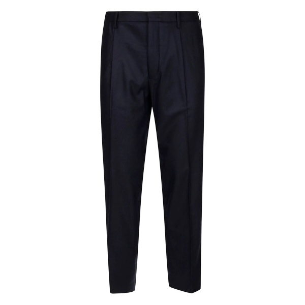 wool straight-leg trousers