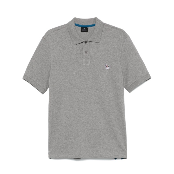 Zebra-logo cotton polo shirt