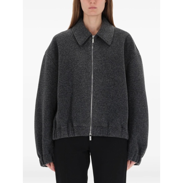 zip collar jacket