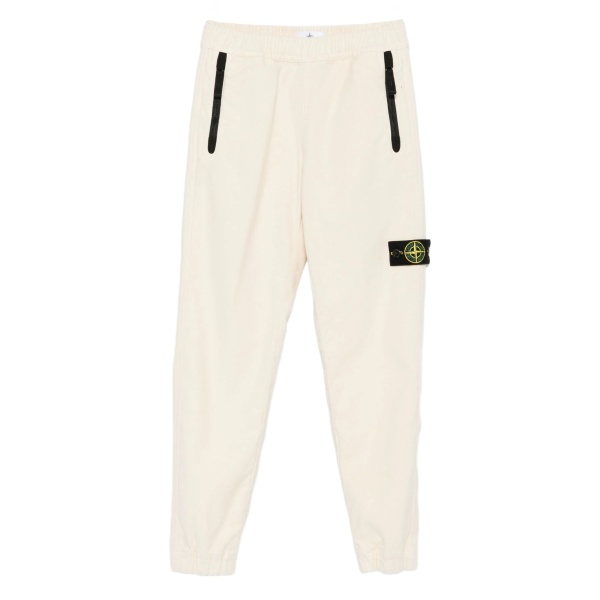 zip-pocket logo trousers