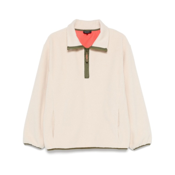 zip-up sweatshirt