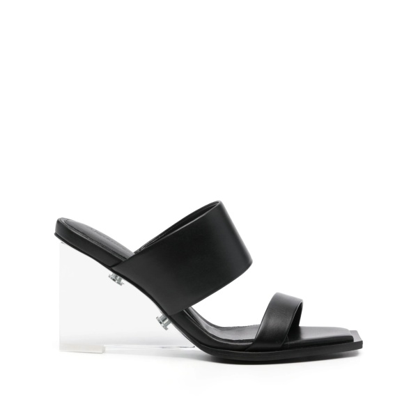 75mm leather mules