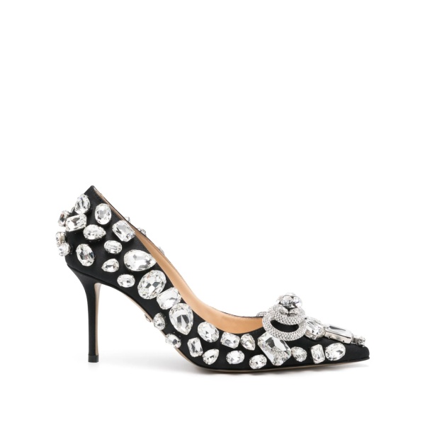 80mm crystal-embellished pumps