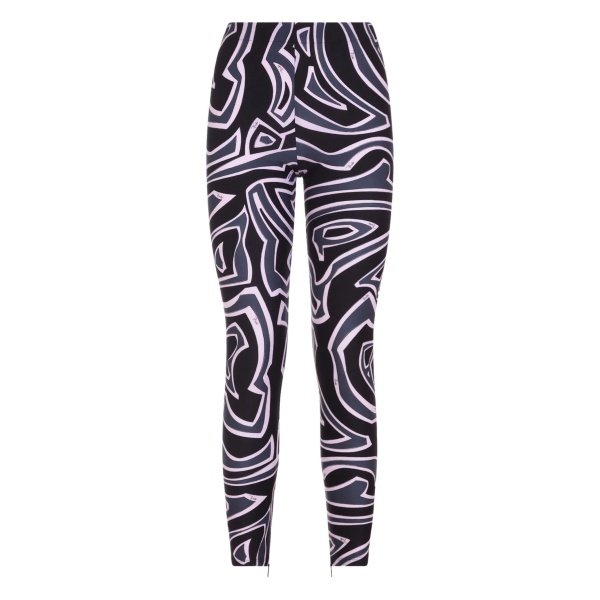 abstract-print leggings