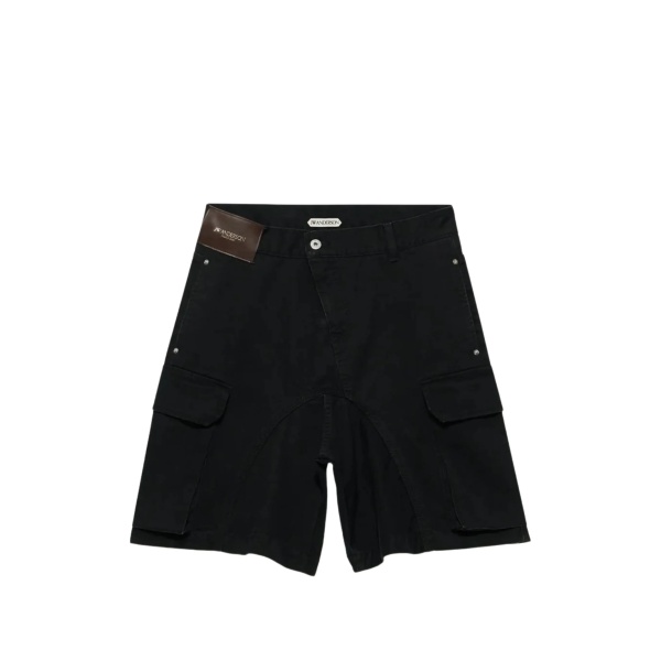 black cargo shorts