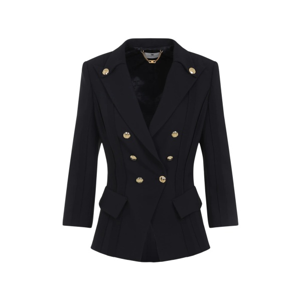 button double-breasted jacket