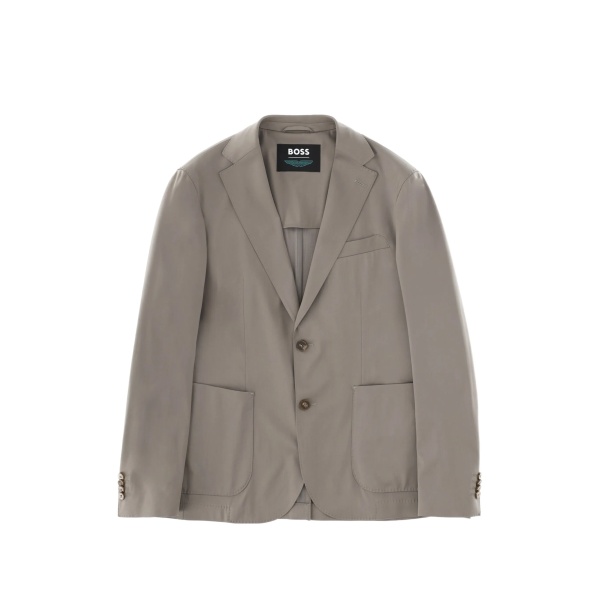 button leather jacket