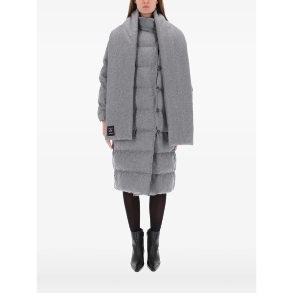 buttoned padded coat