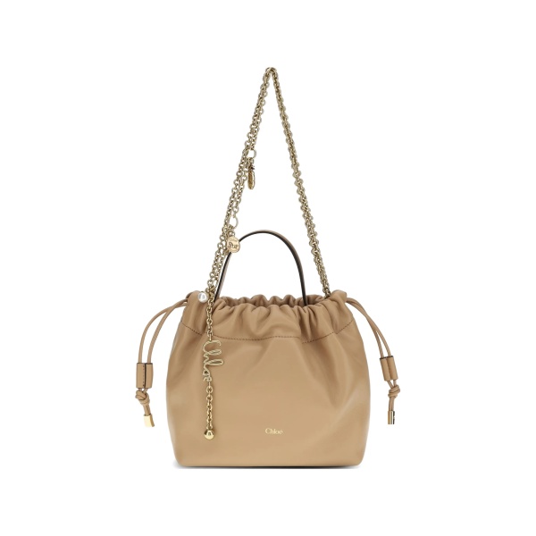 chain charm bucket bag