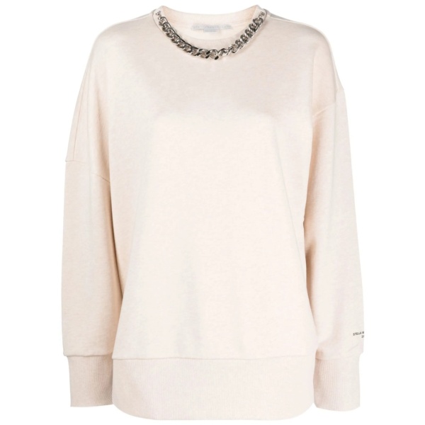 chain-link cotton sweatshirt