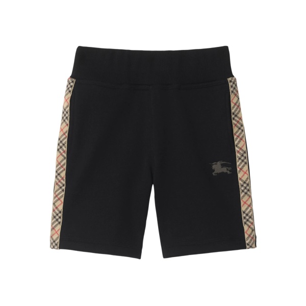 check cotton shorts
