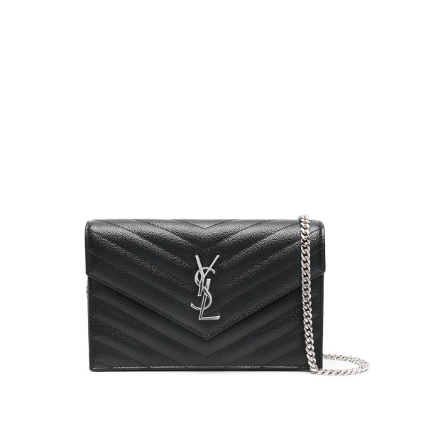 chevron chain clutch bag
